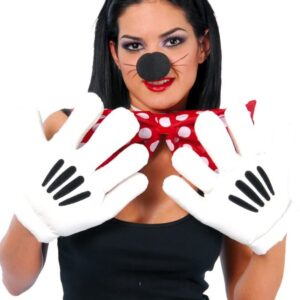 Guirca Fiestas GUI16579 Gants pour Mickey Mouse, Personnages, Dessins Animés, Taille Unique