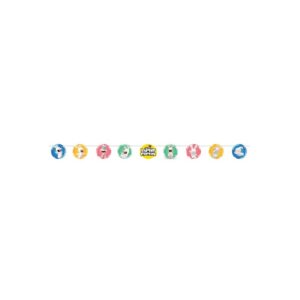 P’TIT CLOWN — Guirlande Lapins Crétins 3,6 m