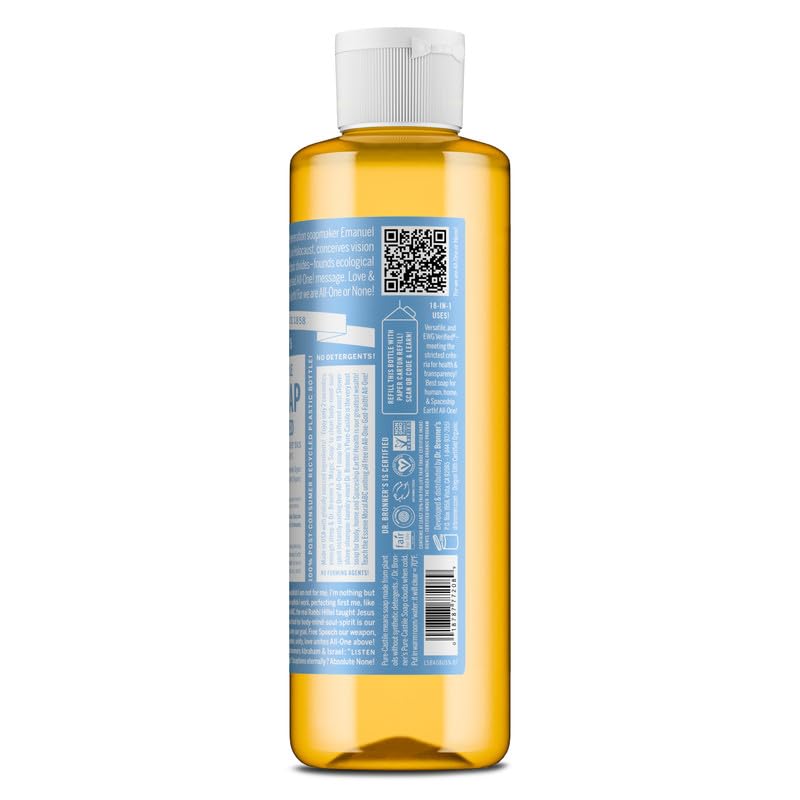 Dr. Bronner's Babé Savon de Castille aux ingrédients biologiques 240ml – Image 2
