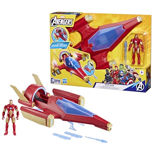 HASBRO Marvel Avengers — Jet de Combat Iron Man 10 cm – Image 4