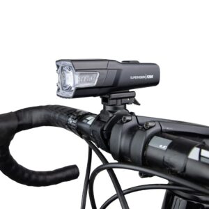 ZEFAL Supervision F200 Éclairage Avant LED - Lumière Velo Avant - Lampe Velo LED Puissantes Rechargeable USB-C - Éclairage Avant de Vélo Ville et Loisirs - 2 Modes d'Éclairage - 200 Lumens - 137 g