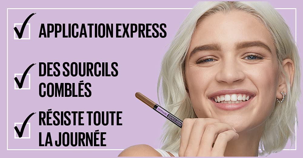 MAYBELLINE NEW YORK — Crayon à sourcils Express Brow Satin Duo – Image 4