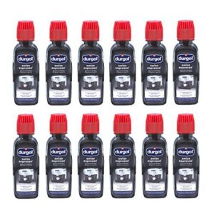 durgol swiss espresso – Détartrant spécial anti-calcaire pour tous types de machines à café – Enlève le calcaire efficacement – Version française – 2 x 125 ml