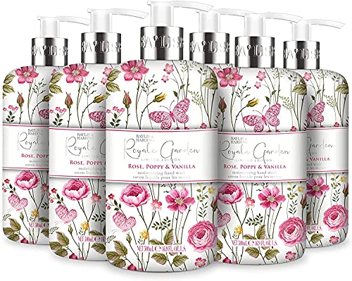 SavonliquidemainsRoyaleGarden500ml-Rose,Poppy&Vanilla
