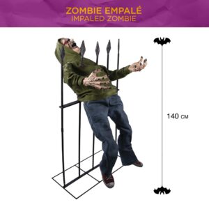 Alternative view of P'TIT CLOWN — Automate Halloween Zombie Empalé 140 cm