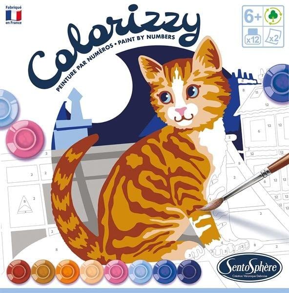 SENTOSPHÈRE Colorizzy Cats — Kit Peinture par Numéros Chats – Image 6