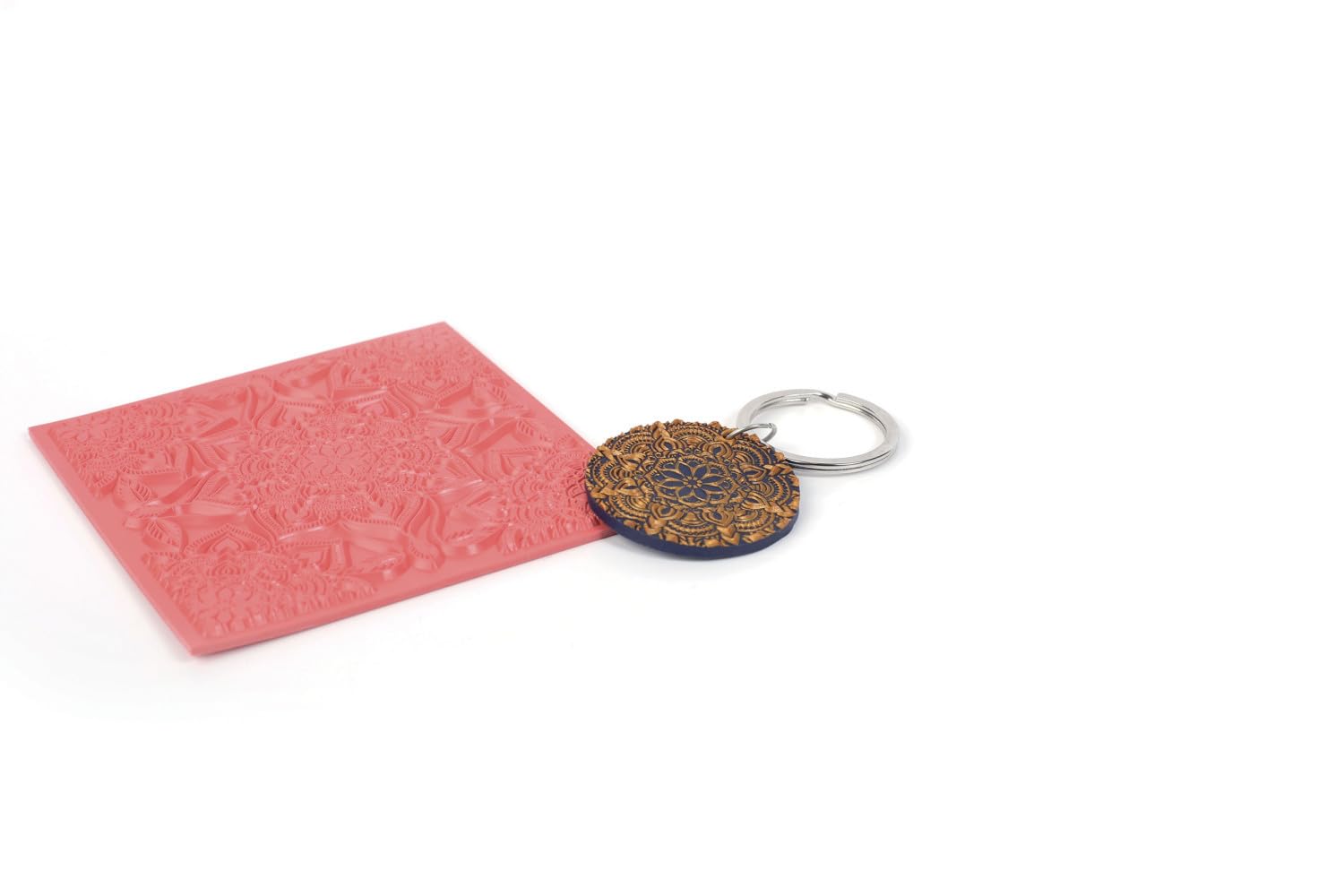 GRAINE CRÉATIVE — Tapis de Texture Boho Chic 9 x 9 cm – Image 2