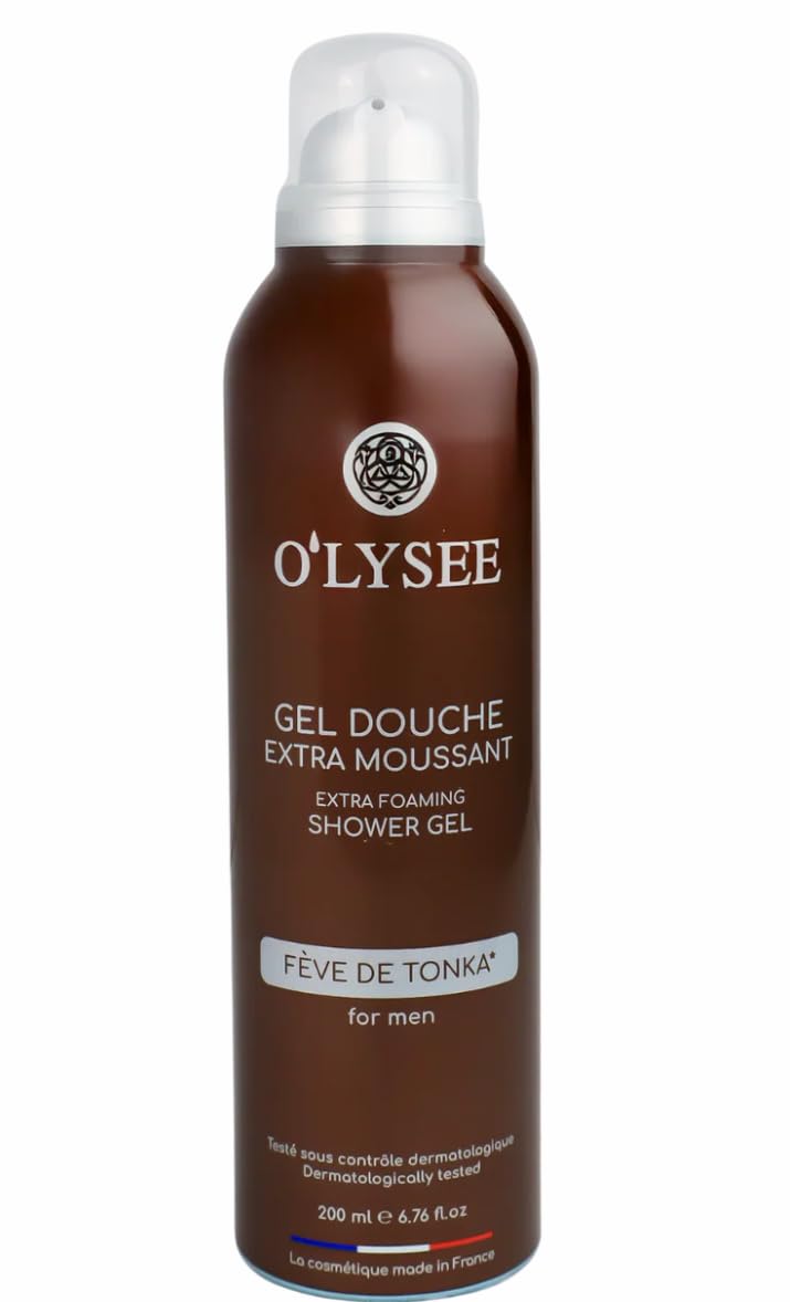 O’LYSEE — Gel douche extra moussant fève de tonka 200 ml