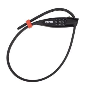 ZEFAL K-Traz Zip3 - Sangle Antivol à Code à 3 Chiffres - Collier de Serrage - Antivol de Selle ou Casque - Compact et Résistant - 86 g