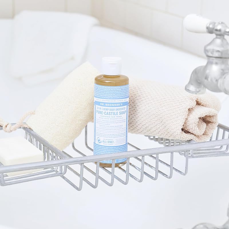 Dr. Bronner's Babé Savon de Castille aux ingrédients biologiques 240ml – Image 3