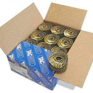 Tacwise 2.7/64mm Bright Ring Flat Top Coil Nails (Pack 6000)