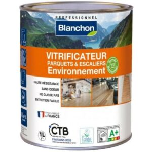 Vitrificateur parquet & escaliers environnement - ultra mat - 1 litre - Blanchon