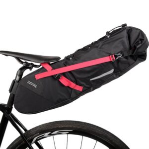 ZEFAL Z Adventure R17 - Sacoche de Selle Vélo Etanche - Sacoche Velo Arriere Universelle - Sac Bikepacking - 17 L, Noir