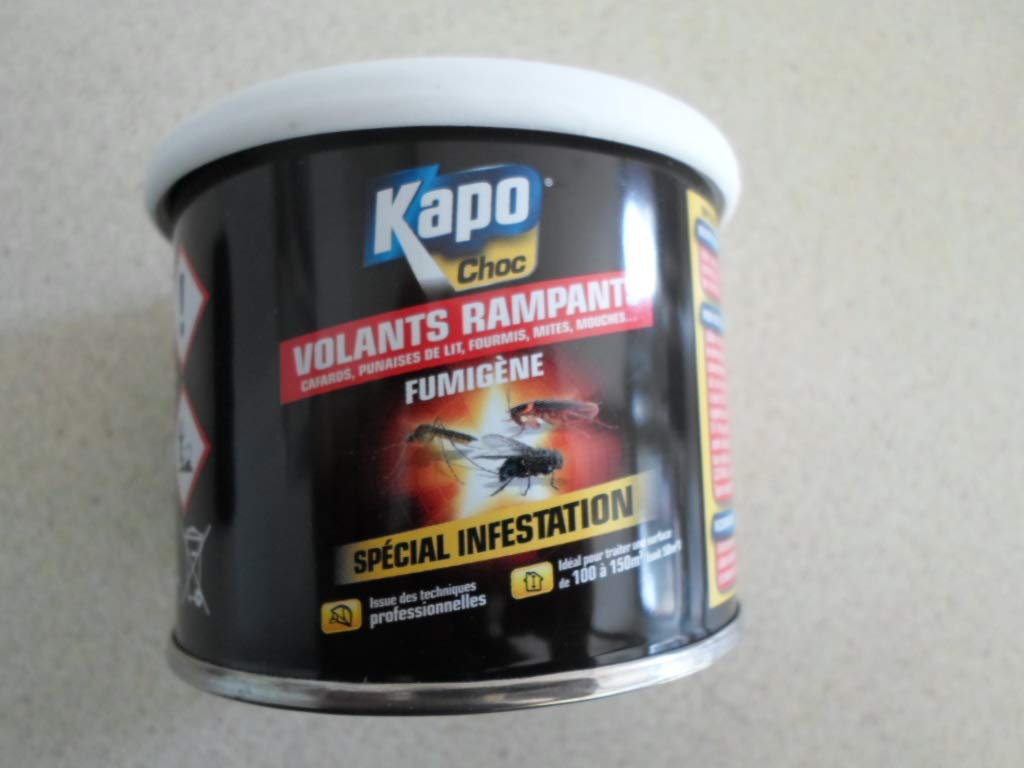 Kapo Fumigène Tous Insectes (100 à 150 M3) - Lot de 4