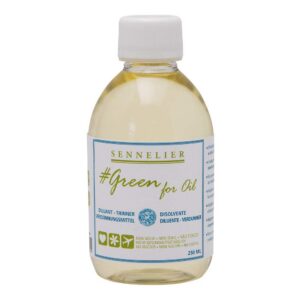 Sennelier Green for Oil Solvent-Free Thinner, 250ml (10-135201-250)