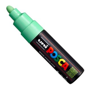 Uni POSCA PC-7M Paint Marker - marqueur – Large Pointe 4,5-5,5 mm – 15 couleurs vert clair