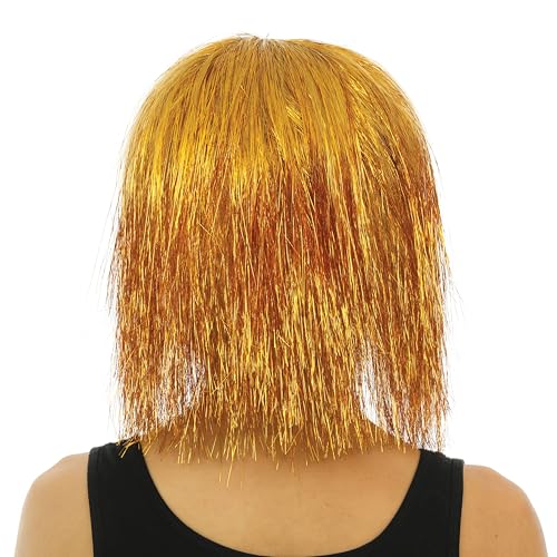 P'TIT CLOWN — Perruque Disco Luxe Or – Image 2