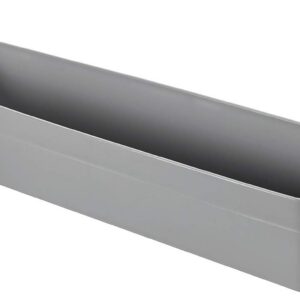 CURVER Casier de Rangement Infinity L - 30,5 x 7,7 x 5,1 cm - Recyclé - Gris Clair