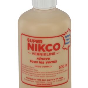 Super Nikco HMB-BDA Nettoyant - Polissant - 500 ml - Fabriqué en France - Pour tous les vernis - Redonne éclat et couleur