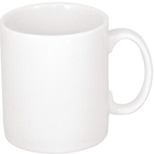 OLYMPIA Athena — Lot de 12 mugs 280 ml en porcelaine blanche