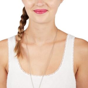 P'tit Clown - Accessoire Disco Adulte - Collier, Boucles d'Oreilles Boules à Facettes - Costume Carnaval, Fête Costumée, Thème Années 70, Rétro - Argent (Collier boules à facettes disco - argent)