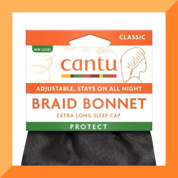 CANTU — Bonnet en Satin Extra Long Noir Taille Unique – Image 4