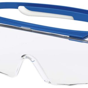 Lunettes à Branches uvex Super OTG | Oculaire Incolore | Certifiées NF en 166 170 | Lentilles Antibuée | Résistantes aux Rayures - Produits Chimiques | Protection anti-UV400 | Légeres