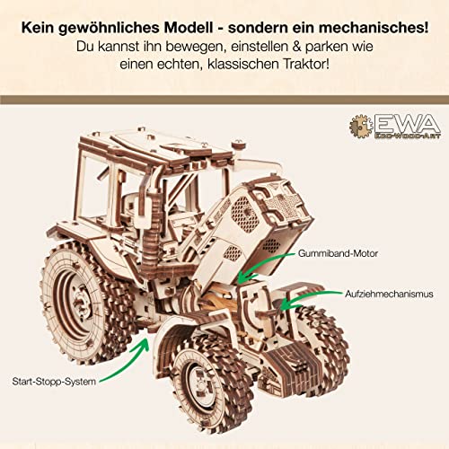 EWA Eco-Wood-Art BELARUS-82 — Puzzle 3D mécanique en bois – Image 3