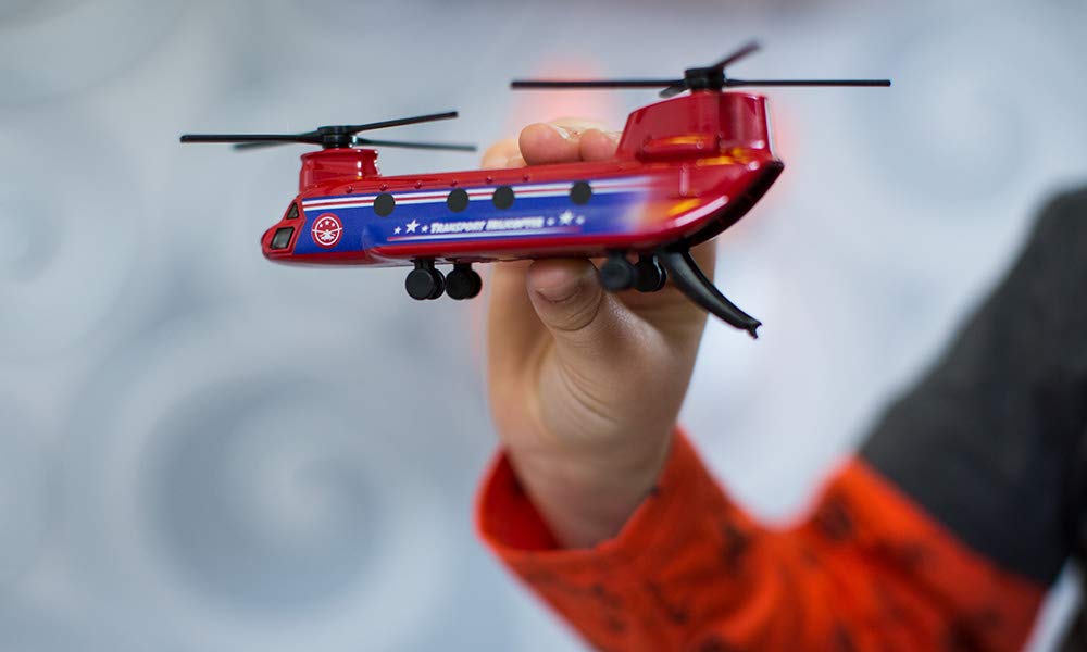 SIKU 1689 — Hélicoptère de Transport Rouge/Bleu – Image 5