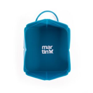 Gamelle Pliable en Silicone pour Chien et Chat - Bol de Voyage Portable 590 ML, Pliable & Compact, Transport Facile, Silicone Alimentaire, 4 Coloris, idéale pour l’extérieur (Bleu)