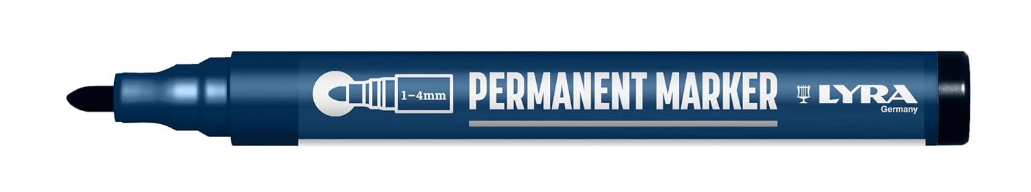 Unimet 4020099 Marqueur permanent pointe ogive Noir