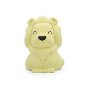 DHINK - Veilleuse Rechargeable LED Lion - Lampe de nuit silicone pour chambre Bébé et Enfant - Lampe chevet Enfant - Cadeau Naissance, Jaune