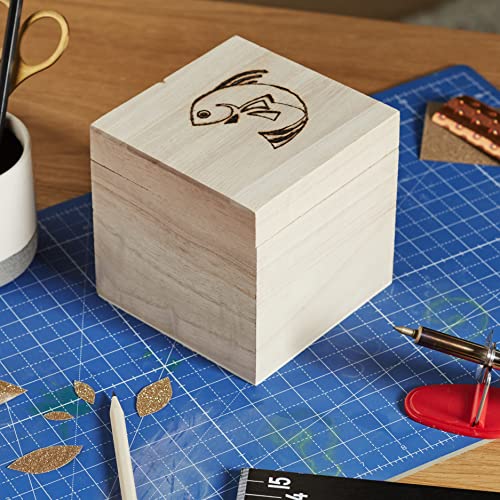ARTEMIO — Boîte cube à décorer en bois 12 x 12 x 12 cm – Image 5