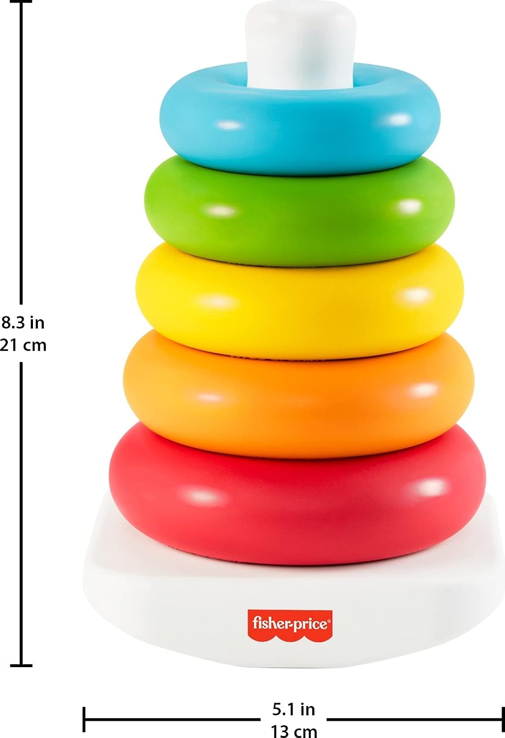 FISHER-PRICE Eco Rock-A-Stack — Jouet à empiler 5 anneaux – Image 6