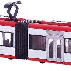 siku 1895, Tram, 1:87, Métal/Plastique, Rouge/Blanc, Compatible avec les autres jouets SIKU