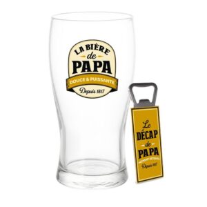 STC Coffret Verre À BIÈRE Papa