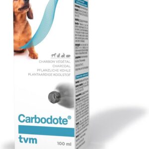 TVM Carbodote Liquid | 100 ML | Complément Alimentaire pour Chiens, Chats, rongeurs, Reptiles et Oiseaux | Peut Aider à l'adsorption des toxines dans l'intestin Être
