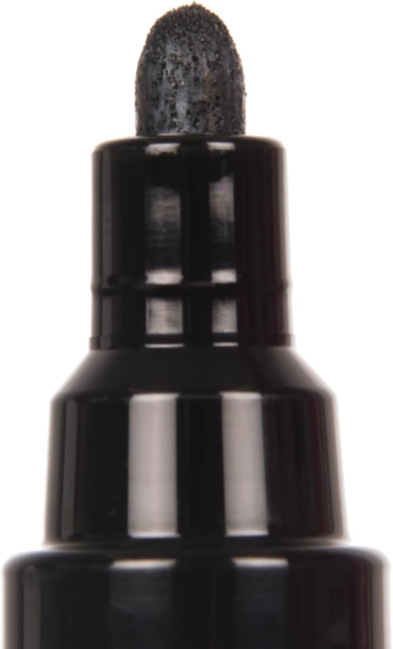 POSCA - Mitsubishi Pencil - 3 Marqueurs Noirs PC5M - Pointe Conique Pointe Moyenne - Marqueur Peinture à Base d'Eau - Tout Support - Papier, Textile, Verre, Galet, Bois – Image 5