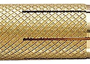 Cheville laiton pour fixations légères dans matériaux pleins