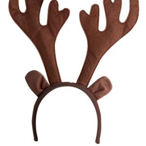 Alternative view of P'TIT CLOWN — Serre-tête Noël Adulte Renne