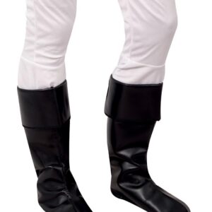 P'TIT Clown - 28252 - sur-Bottes - Overboots - Accessoire de Déguisement - Pirate, Père Noël, Capitaine - Parfait pour Carnaval, Halloween, Noel, Cosplay - Fêtes à Thèmes - Simili Cuir - Noir