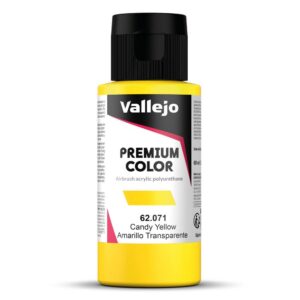 AV Premium Airbrush Paint : 60ml : 071 : Candy Yellow Transparent