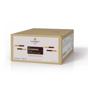 Mona Lisa Fleurs de chocolat belge Callebaut (chocolat foncé, boîte de 2,5 kg)