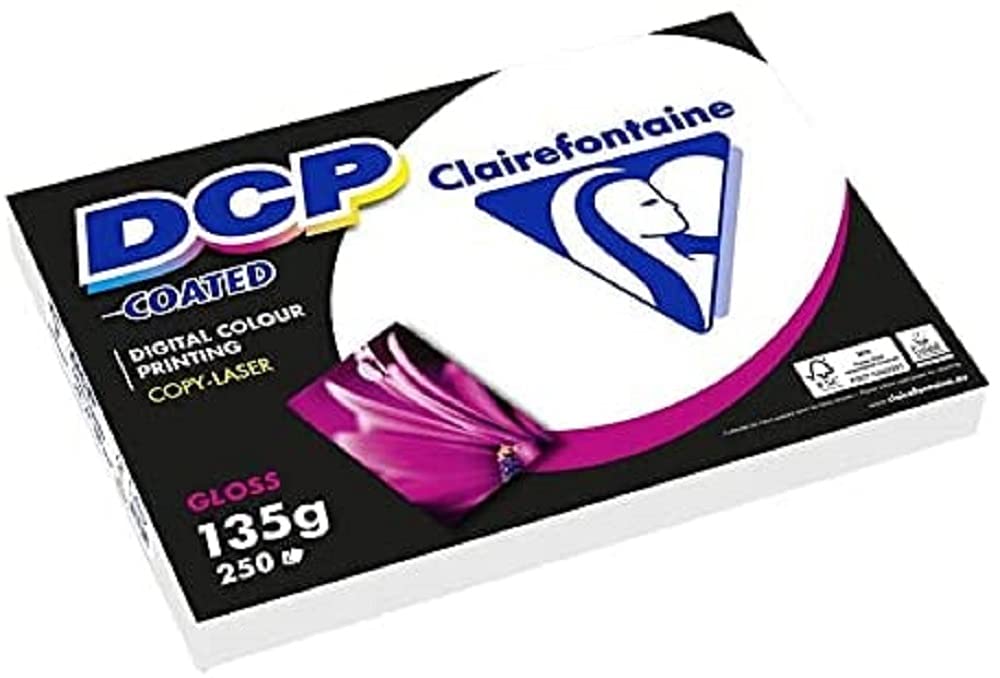 Clairefontaine Ramette 250 feuilles A4 DCP coated brillant 2 faces - 135g