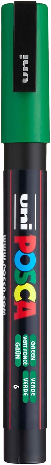 UNI-BALL Marqueur Pte conique fine POSCA PC3M 0,9-1,3mm Vert Foncé