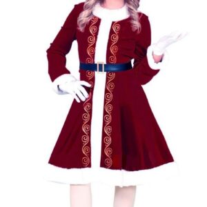 Guirca Déguisement de mère Noël pour fille