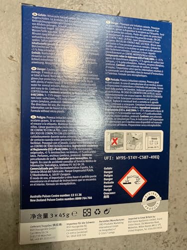 BOSCH — Nettoyant lave-vaisselle 3 sachets 45 g – Image 2
