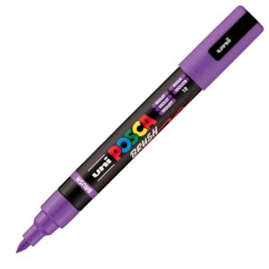 POSCA PC5BR — Marqueur pointe brush violet