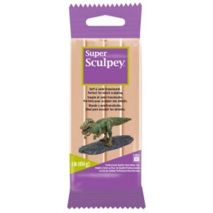 Sculpey Super Argile Polymère - 1 lb / 454 g, Beige