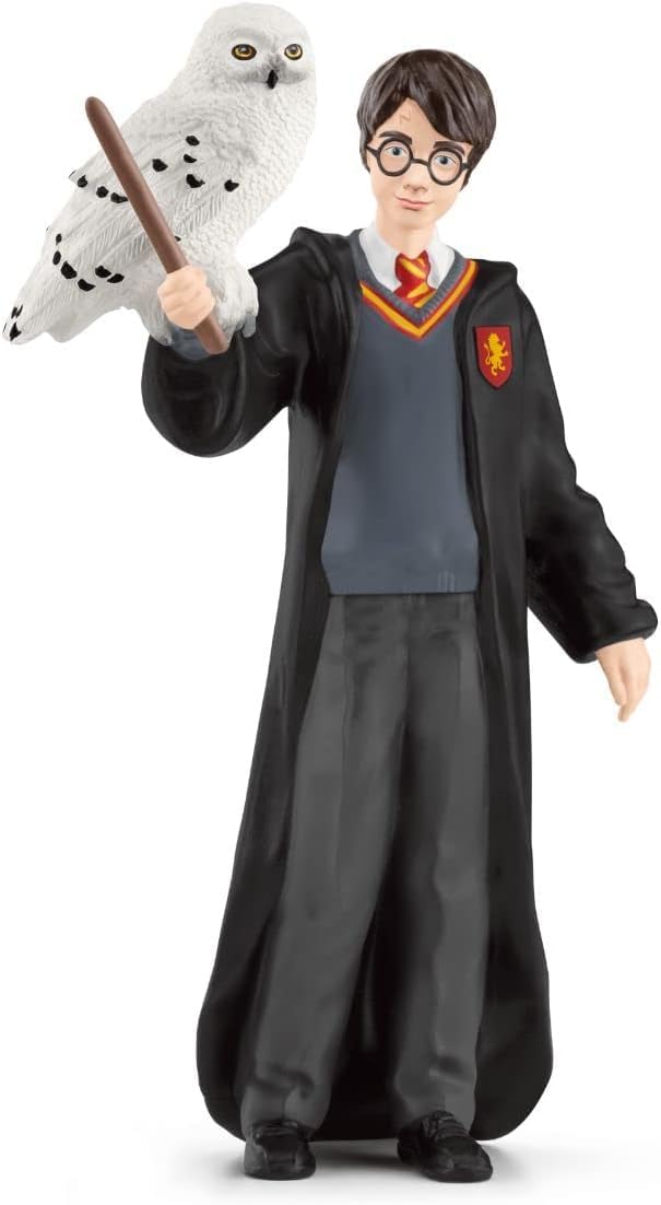 Schleich Harry Potter | Harry Potter & Hedwige 42633 | Coffret avec Figurine garçon & Chouette | Figurines à Collectionner et Cadeau pour Enfants & Fans | Figurines dès 6 Ans | Coffret 2 pièces